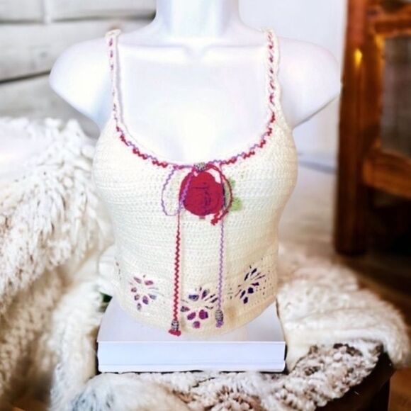 Custom Free People Embellished Berkinette Brami - Picture 1 of 10
